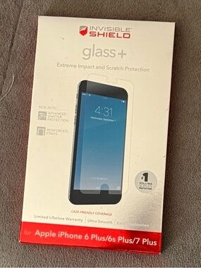 Glass+ Screen Protector for Apple iPhone 6 Plus/6s Plus/7 Plus - Clear
